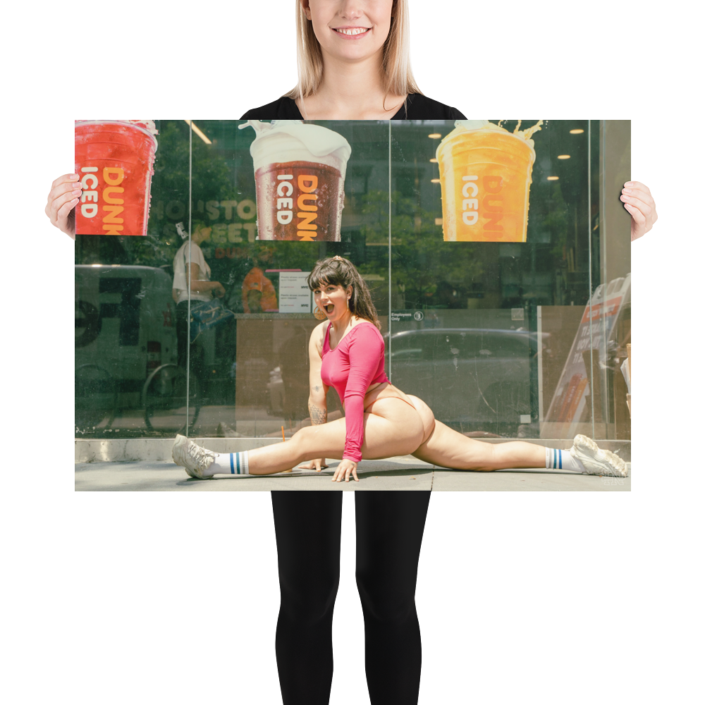 THIS GIRL FUCKS ON DUNKIN Poster