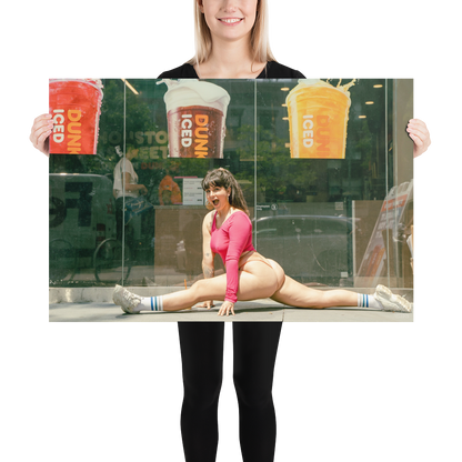 THIS GIRL FUCKS ON DUNKIN Poster